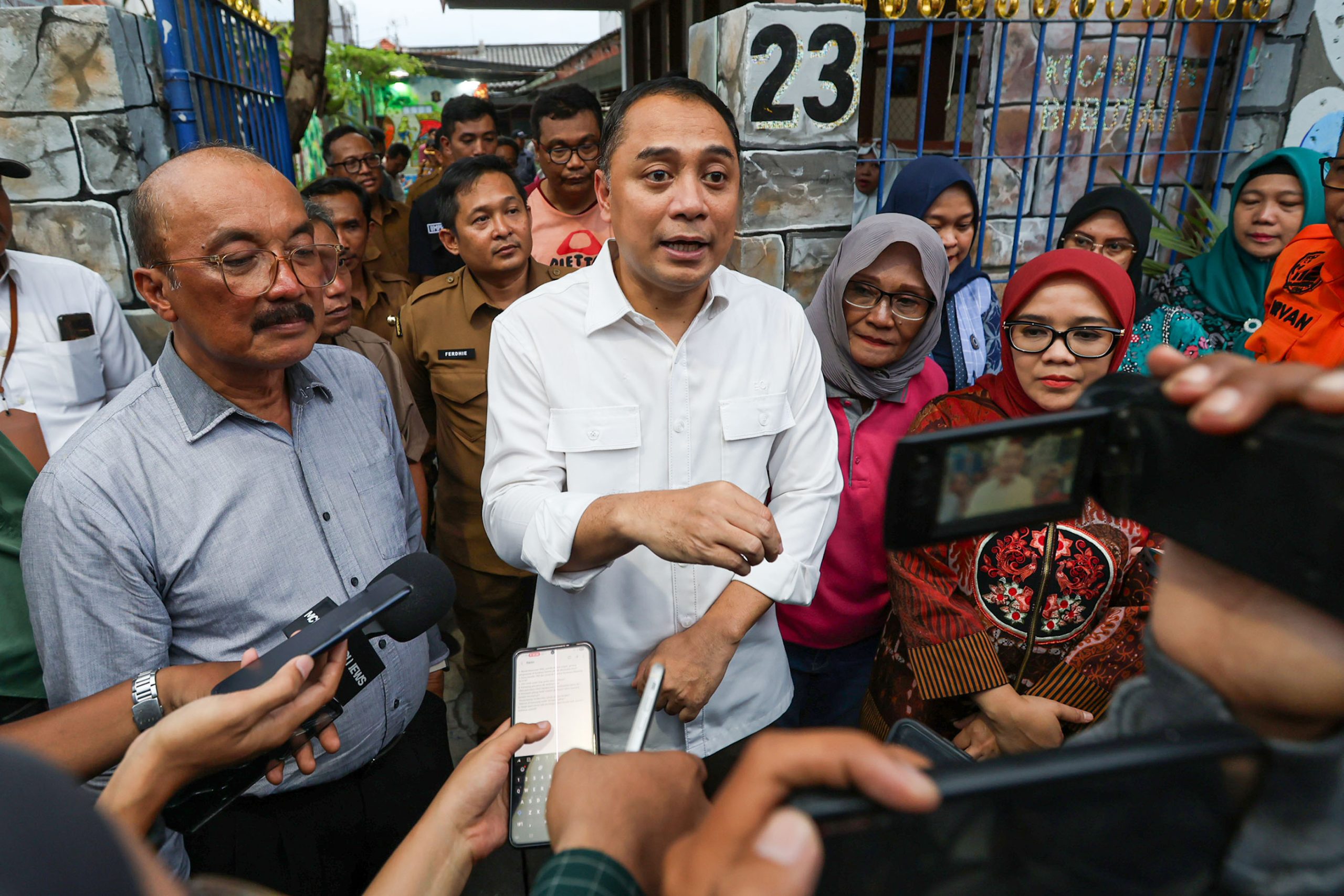 Wali Kota Eri Cahyadi usai Peresmian Rumah Cacing Puspa Mandiri