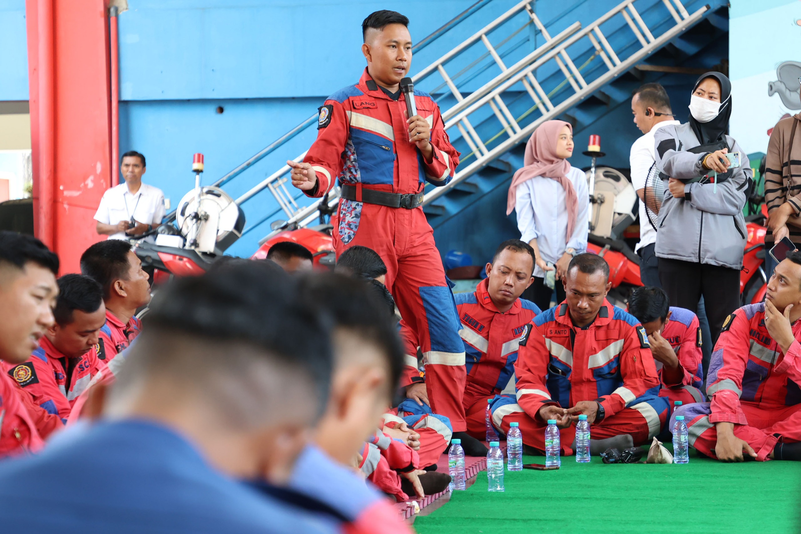 tim rescue, Galang saat menceritakan pengalamannya